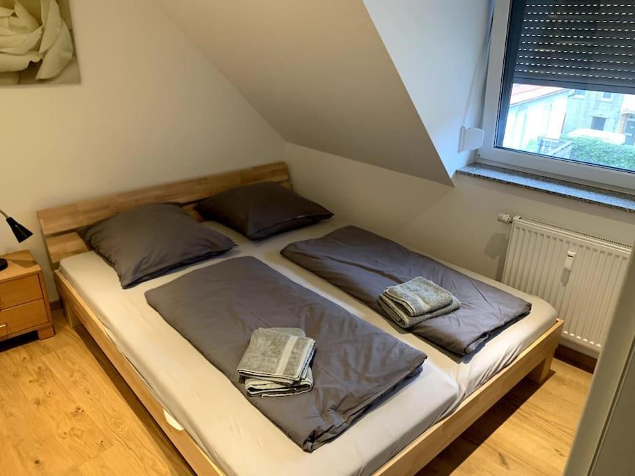 Modernes Penthouse, Nahe Wuerzburg Apartment Luaran gambar